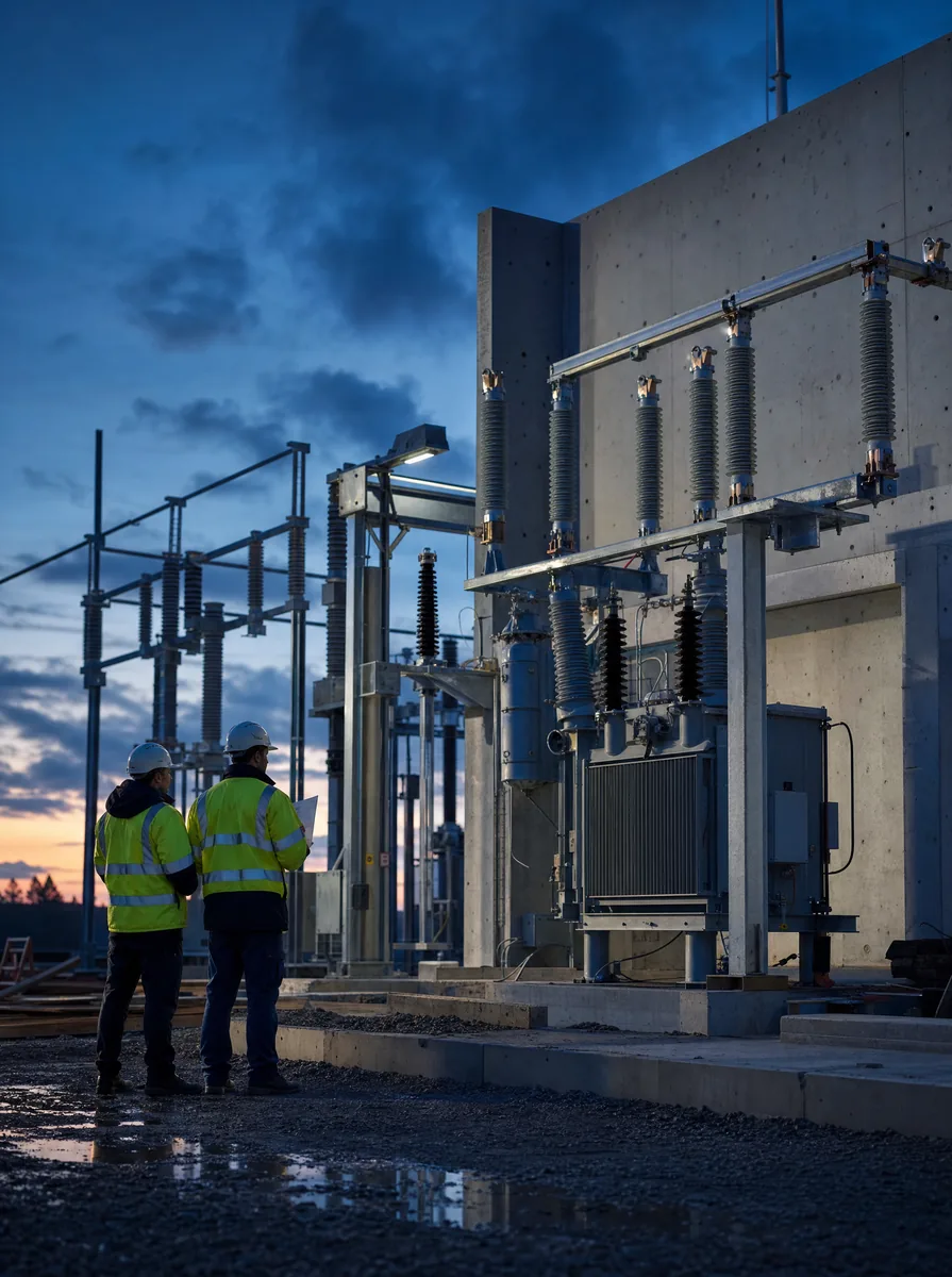 Medium-voltage grid construction